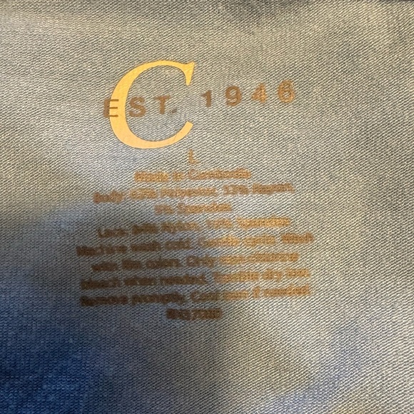 Light Blue Lace Trim Camisole - Picture 7 of 7